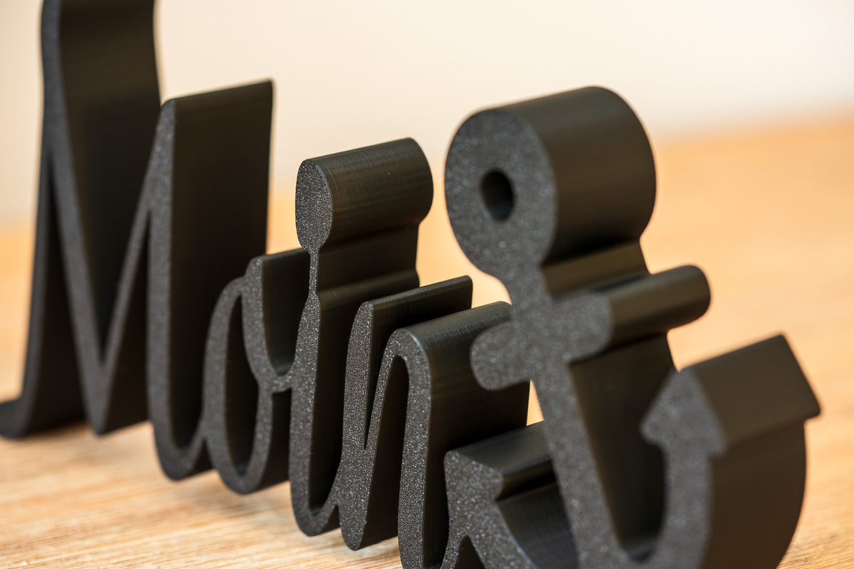 Lettering "Moin"