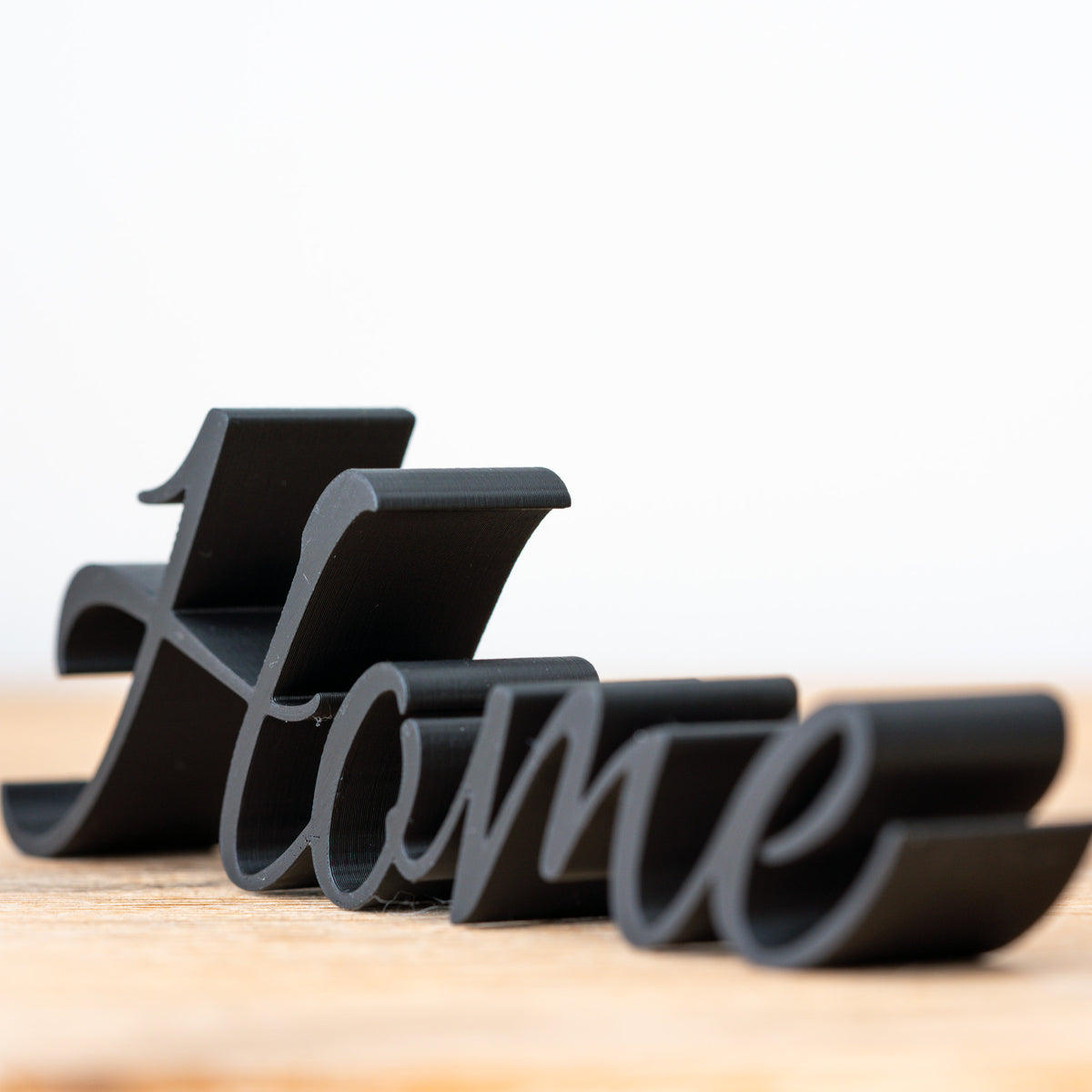 Lettering "Home"