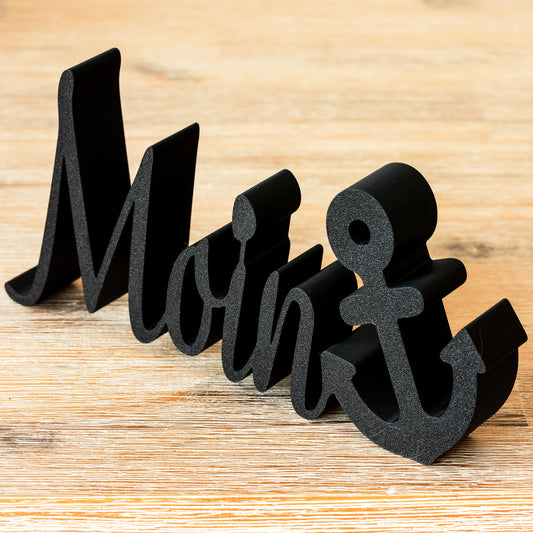 Lettering "Moin"