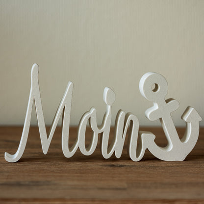 Lettering "Moin"