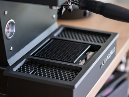 La Marzocco Linea Mini R – Acaia Lunar Abtropfgitter