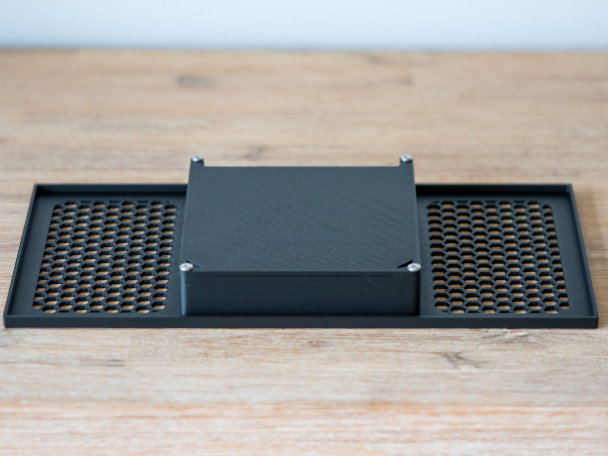 La Marzocco Linea Mini – Acaia Lunar Drip Tray with Rubber Mat
