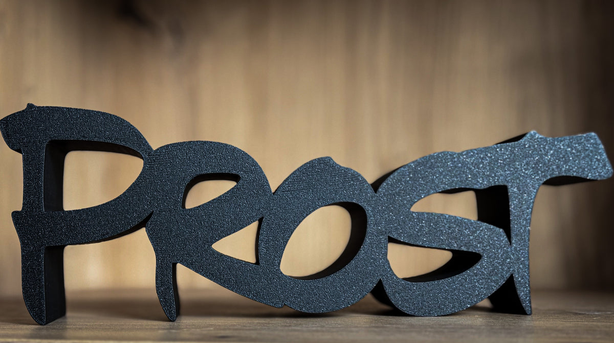 Lettering "CHEERS"