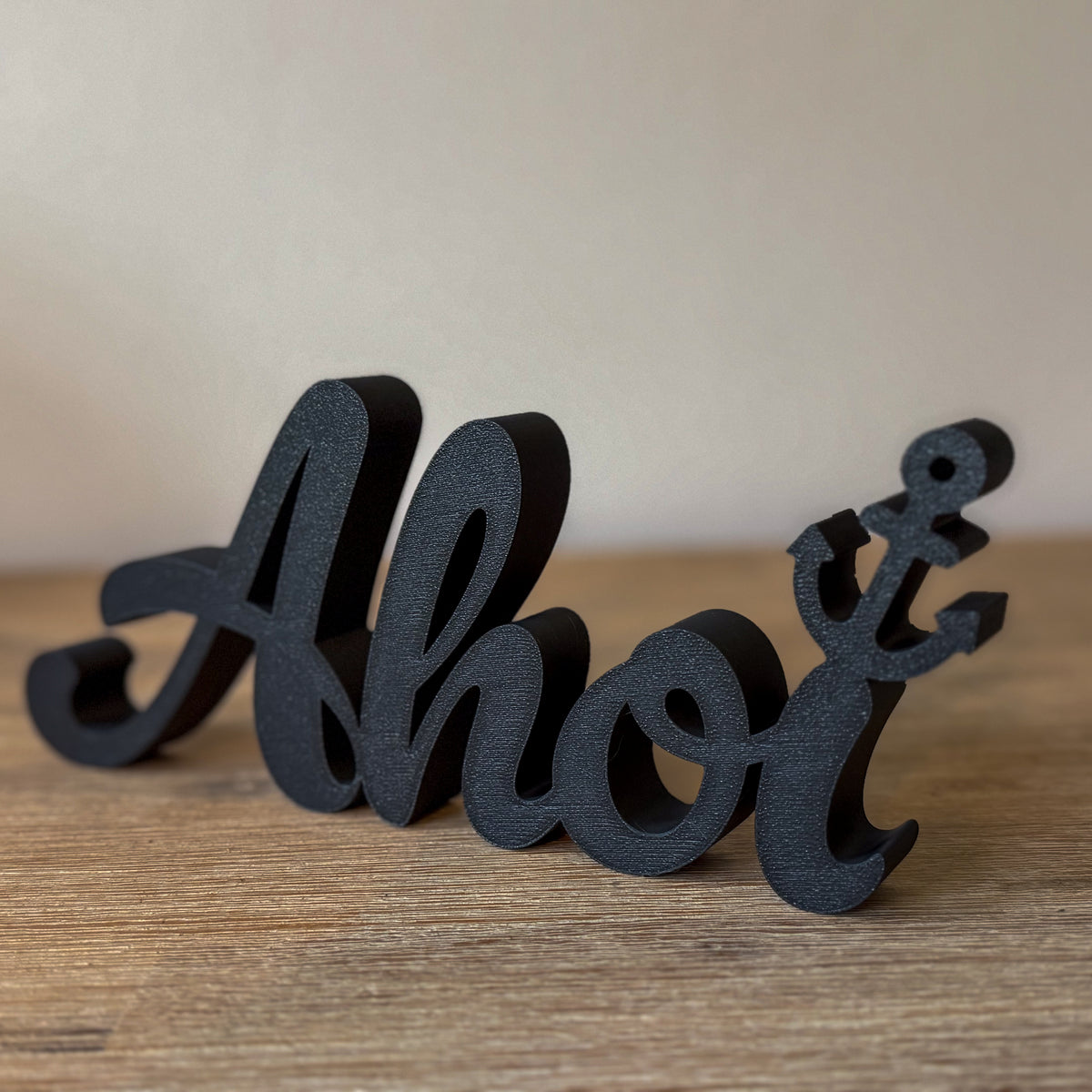 Lettering "Ahoi"