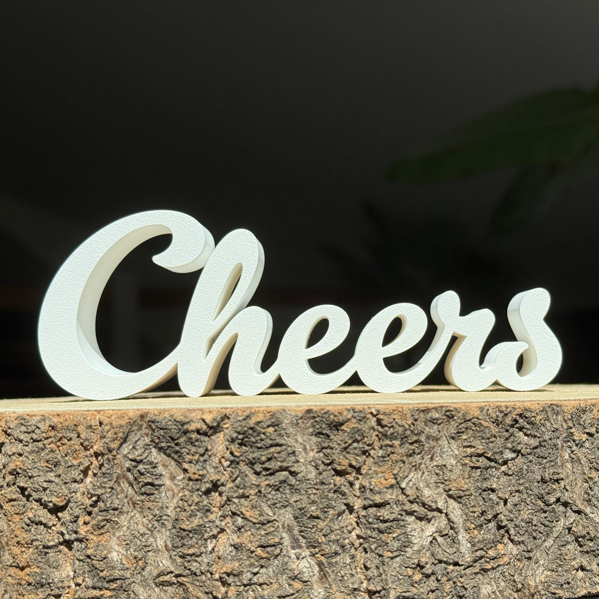 Lettering "Cheers"
