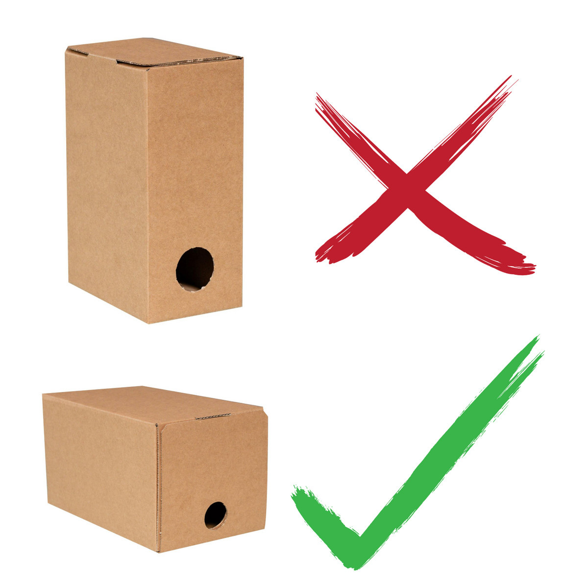 5L Bag in Box Saftspender Quer mit Erhöhung, freistehend